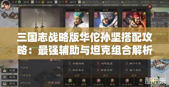 三国志战略版华佗孙坚搭配攻略：最强辅助与坦克组合解析